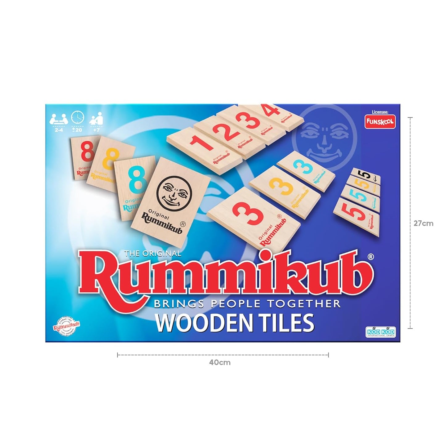 Rummikub Wooden Tiles Word Games Original Strategy Game