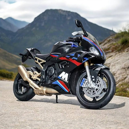 1:12 BMW M1000RR Motorcycle Metal Diecast bike Model for collectors