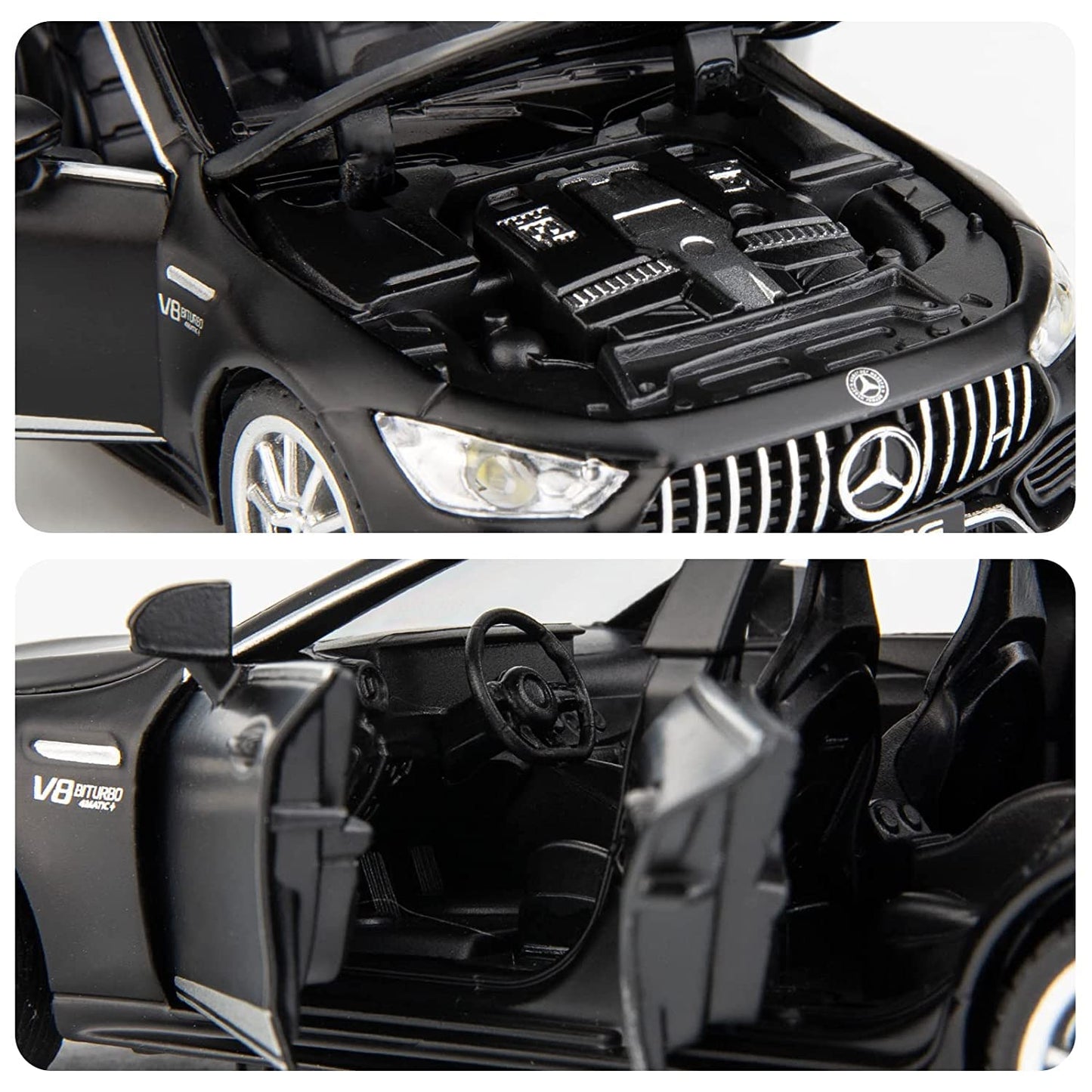 1:32 Mercedes Amg Gt63 Toy Car Metal Pull Back Diecast Car collectible