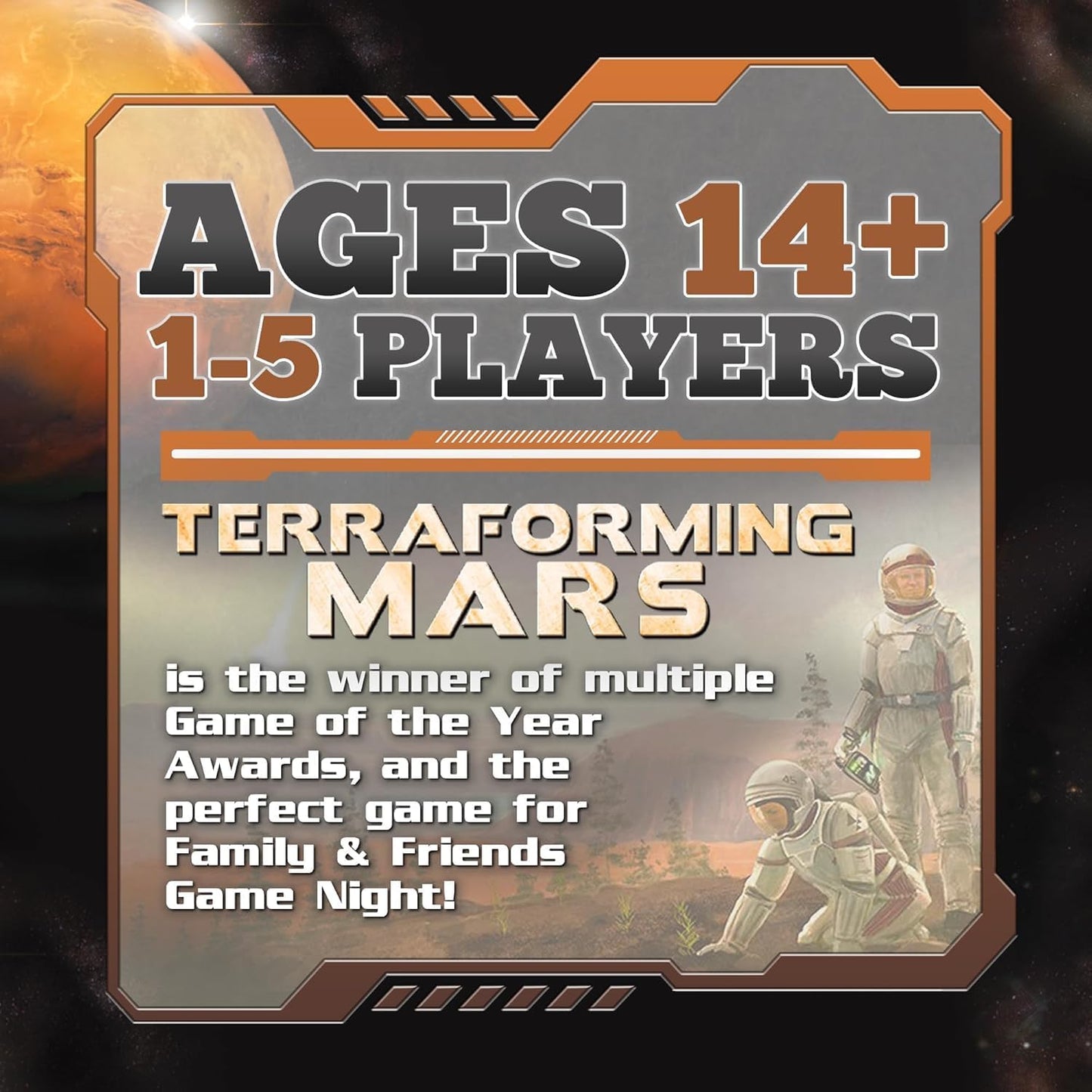 Terraforming Mars Board Game - Award Winning Strategic Adventure Game for Strategy & War Board Game