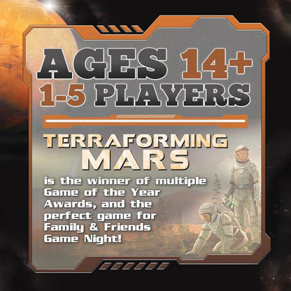 Terraforming Mars Board Game - Award Winning Strategic Adventure Game for Strategy & War Board Game