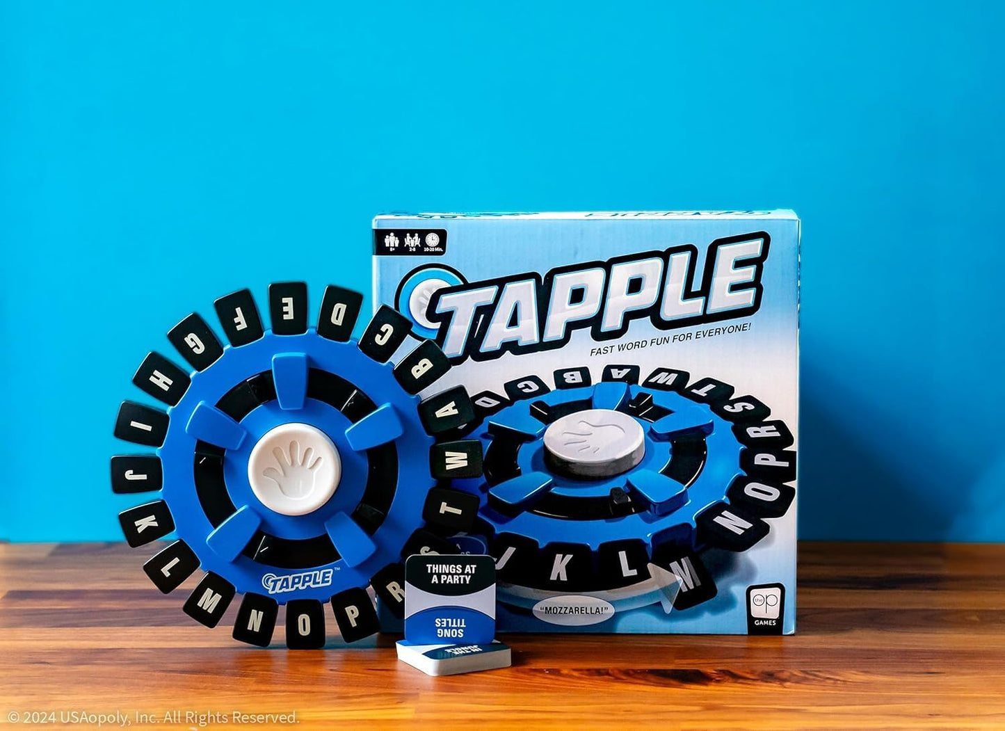 Tapple Word Game Fast-Paced Family Board Game Learning Game Great for All Ages