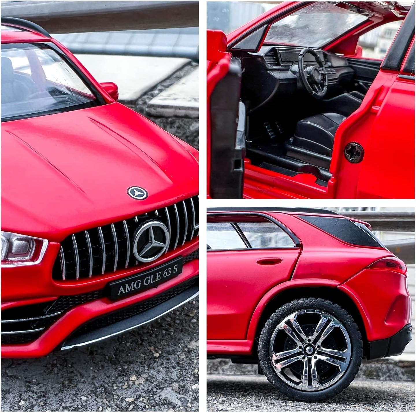 1:32 Mercedes AMG GLE63 S Scale Model Car Multicolor