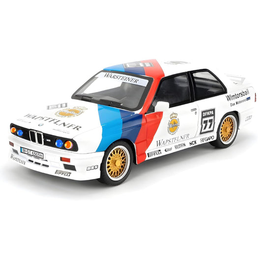 1:24 BMW M3 1988 E30 DTM Retro Rally Style Metal car