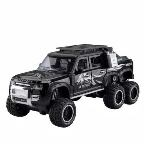 1:24 Land Rover Defender Guard 6X6  Diecast Metal Pullback Toy Car